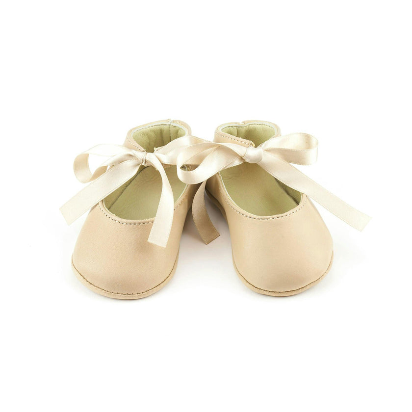 Little Royals Leather Booties Josephine - Beige