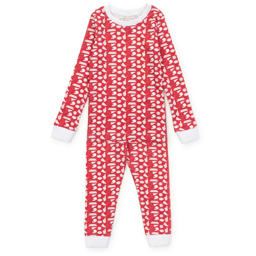 Grayson Pajama Pant Set - Pep Rally Red