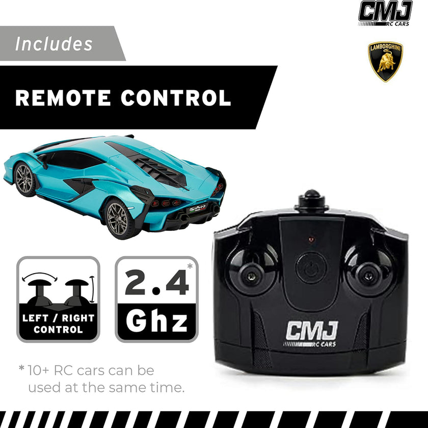 CMJ RC Car: RC Lamborghini Sian FKP 37 - Blue