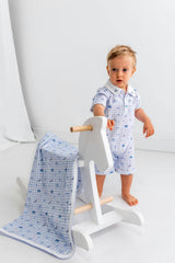 Sailor Pima Cotton Short Romper