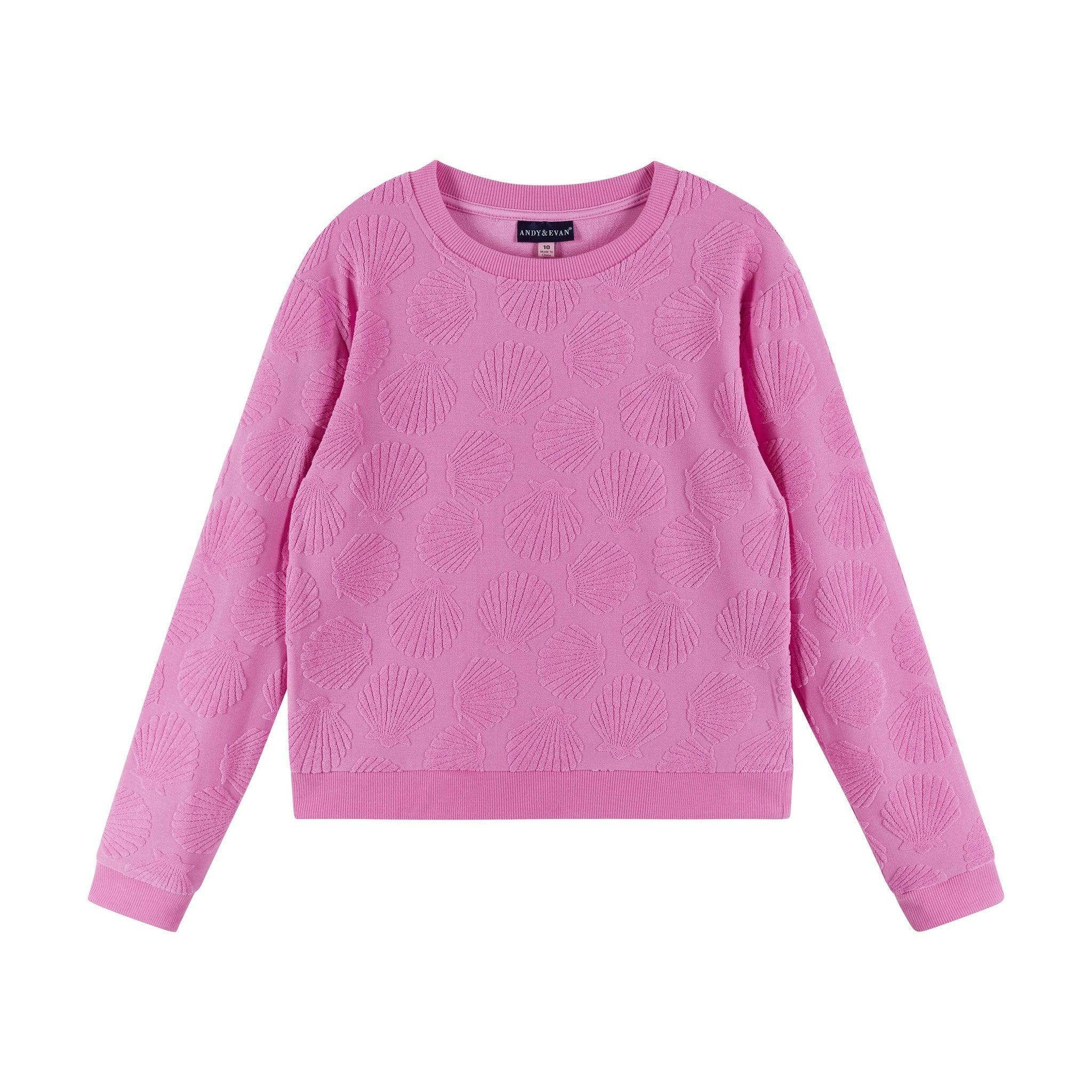 Terry Pullover And Short Set | Purple