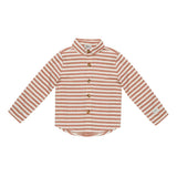 Leom Shirt | Rust - White Striped