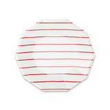 Candy Apple Frenchie Striped Small Plates