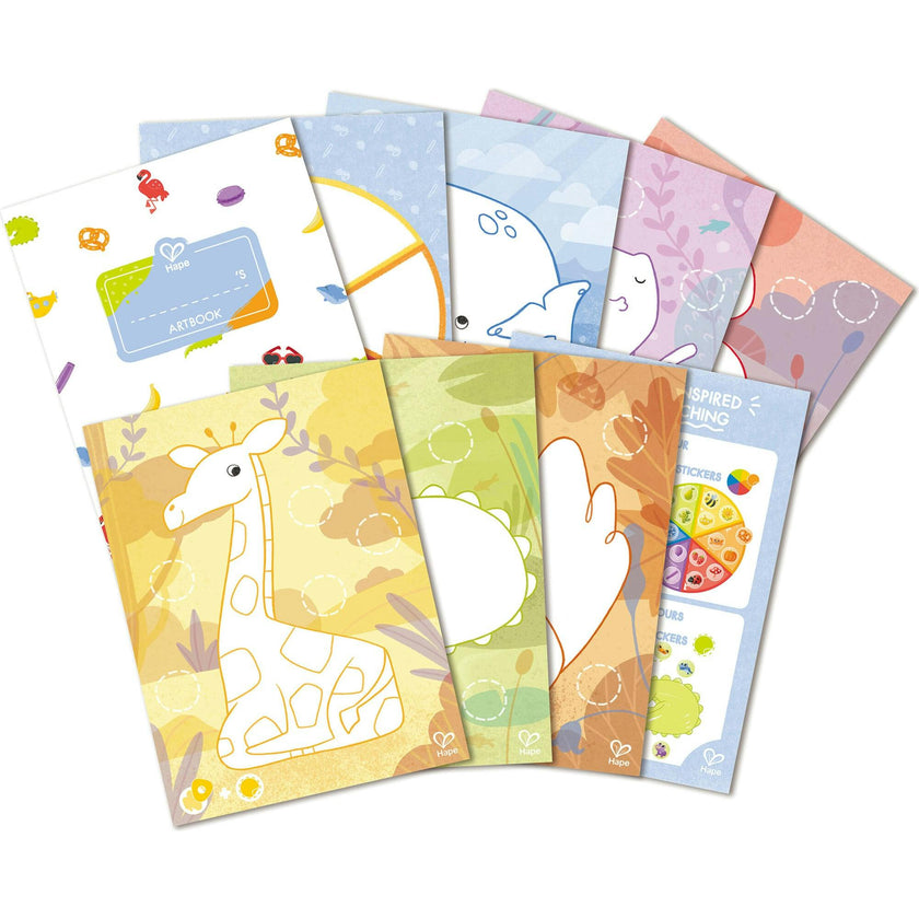 Hape: Crayon Coloring - 18pc Art Set