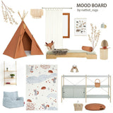 Flat Woven Graphic Print Rectangular Rug