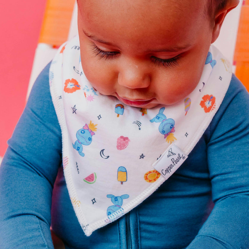 4 Pack Baby Bandana Bibs - Disney Stitch Dreamsicles