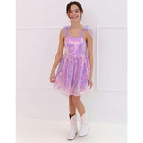 Lavender Sequin Tank Dress