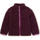 Teddy Fleece Zip Up Jacket, Purple