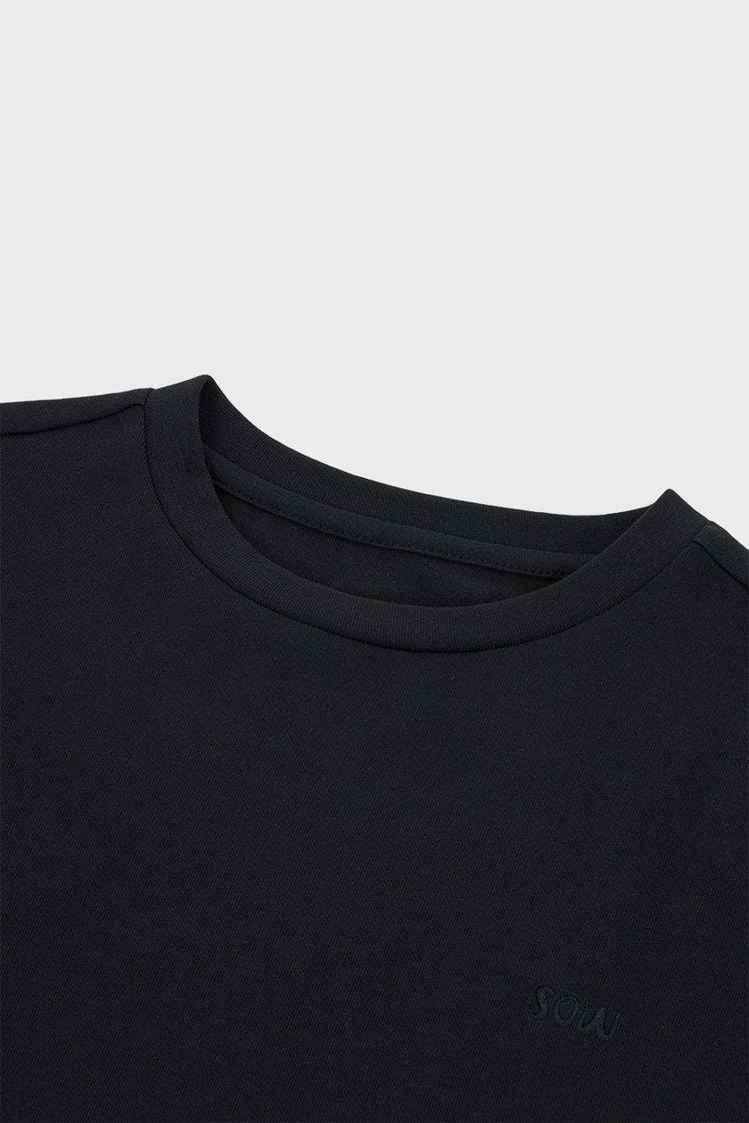 Relaxed Organic Cotton T-Shirt With SOW Embroidery