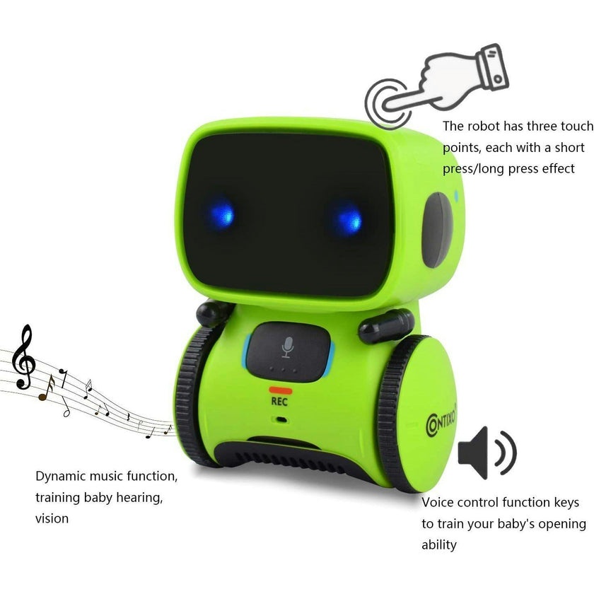 Contixo R1 Kids Robot Toy - Green