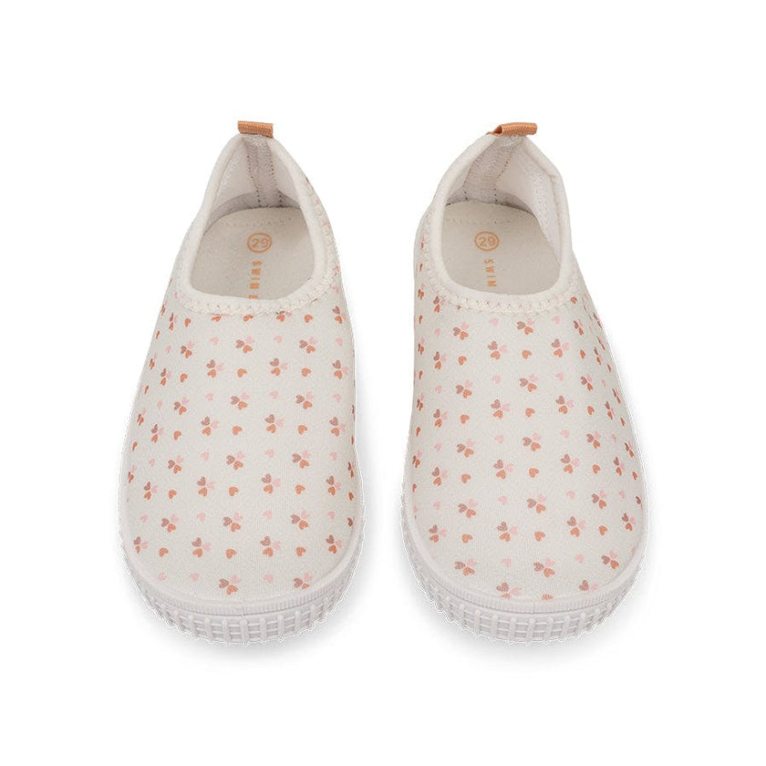 Kids Water Shoes - Old Pink - Cozy Hearts - US 3-12