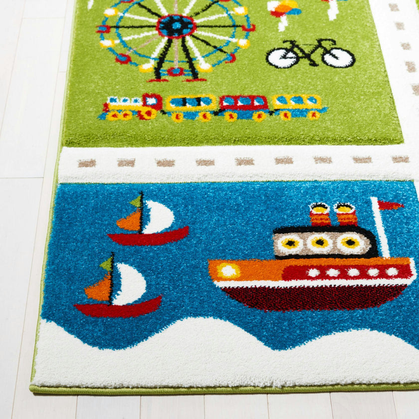 Carousel Kids Easton Rug, Green
