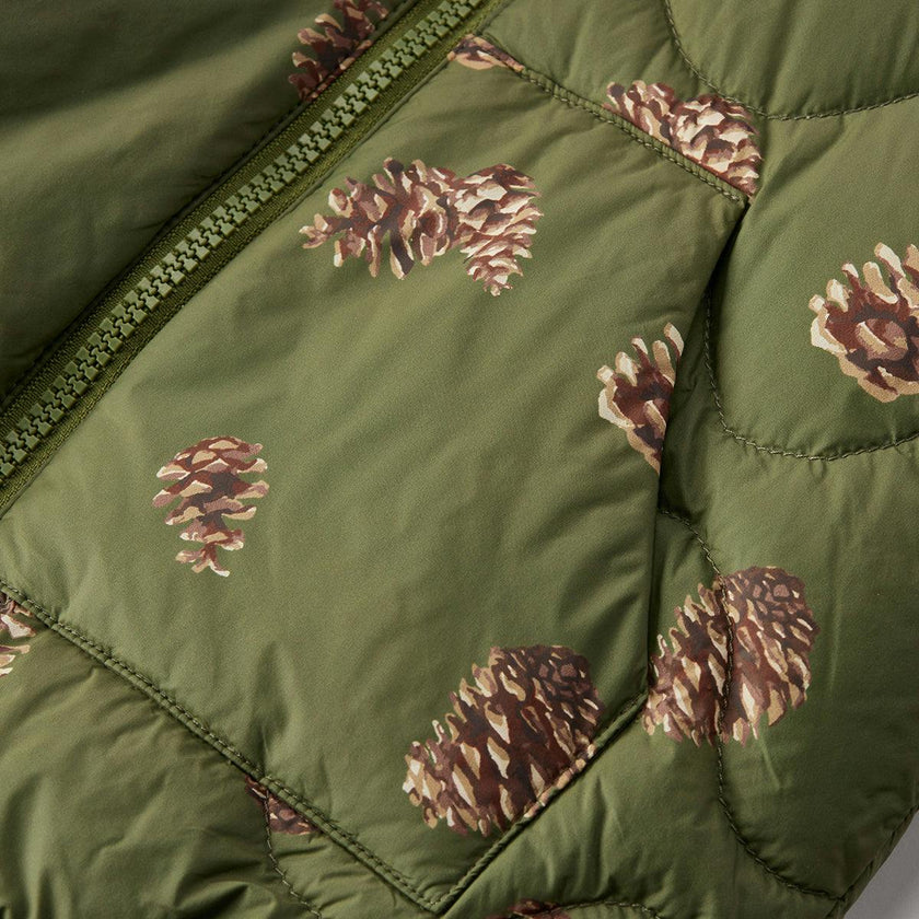 Pinecone Lightweight Down Hooded Jacket
