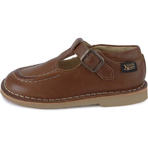 Parker T-Bar Shoe Tan Burnished, Tan
