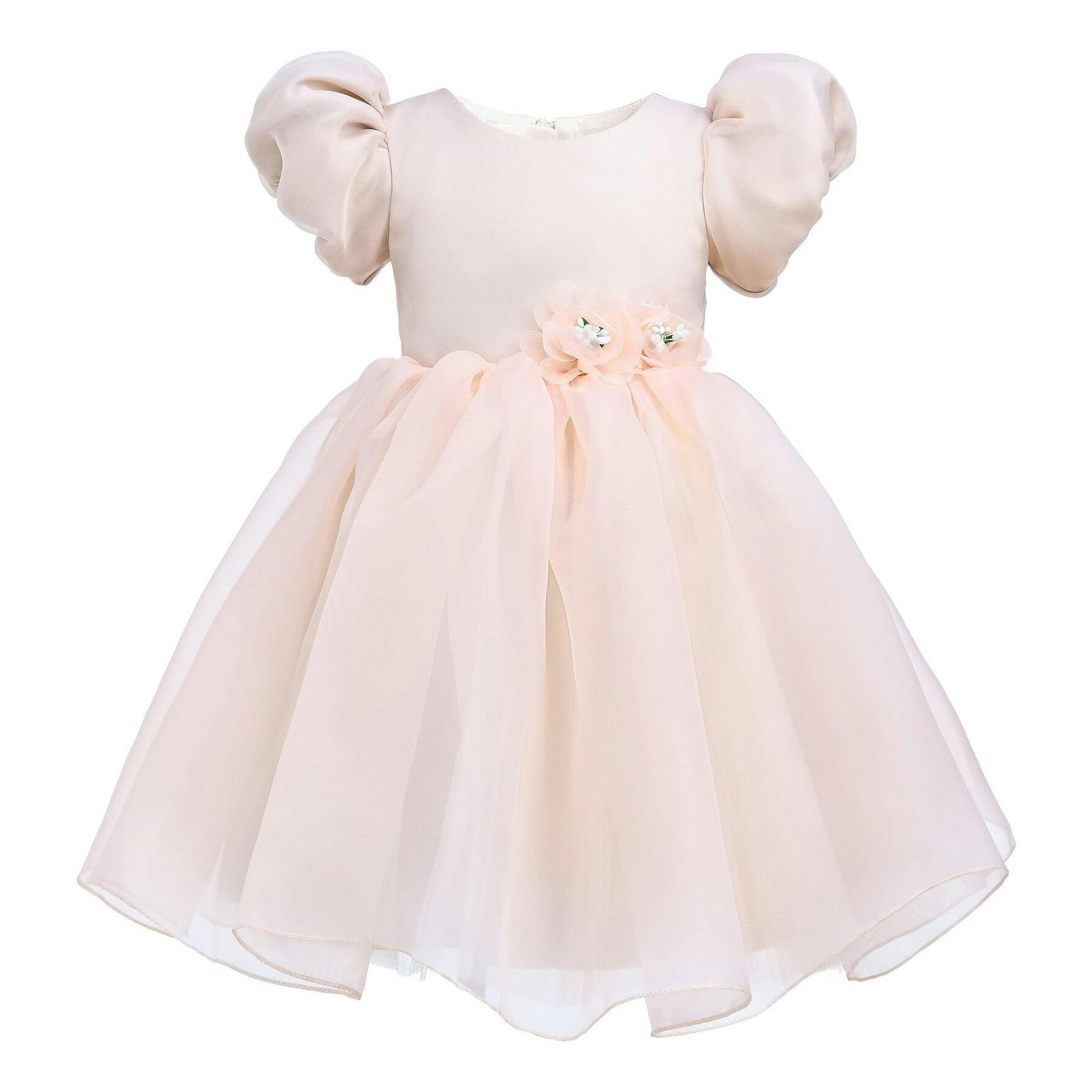 Champagne D'Amico Floral Teacup Dress