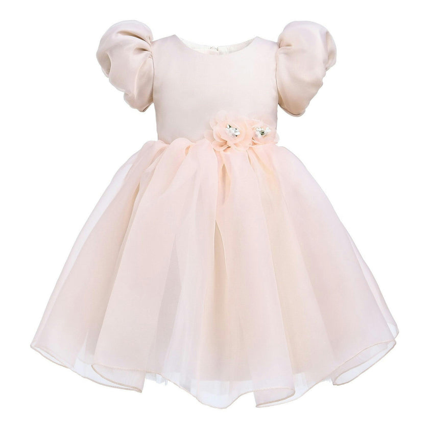 Champagne D'Amico Floral Teacup Dress