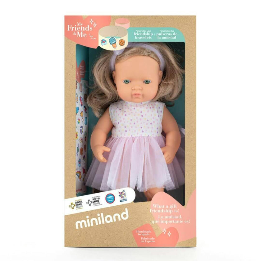 My Friends and Me Collection Baby Girl Doll with Dark Blonde Hair - 15"