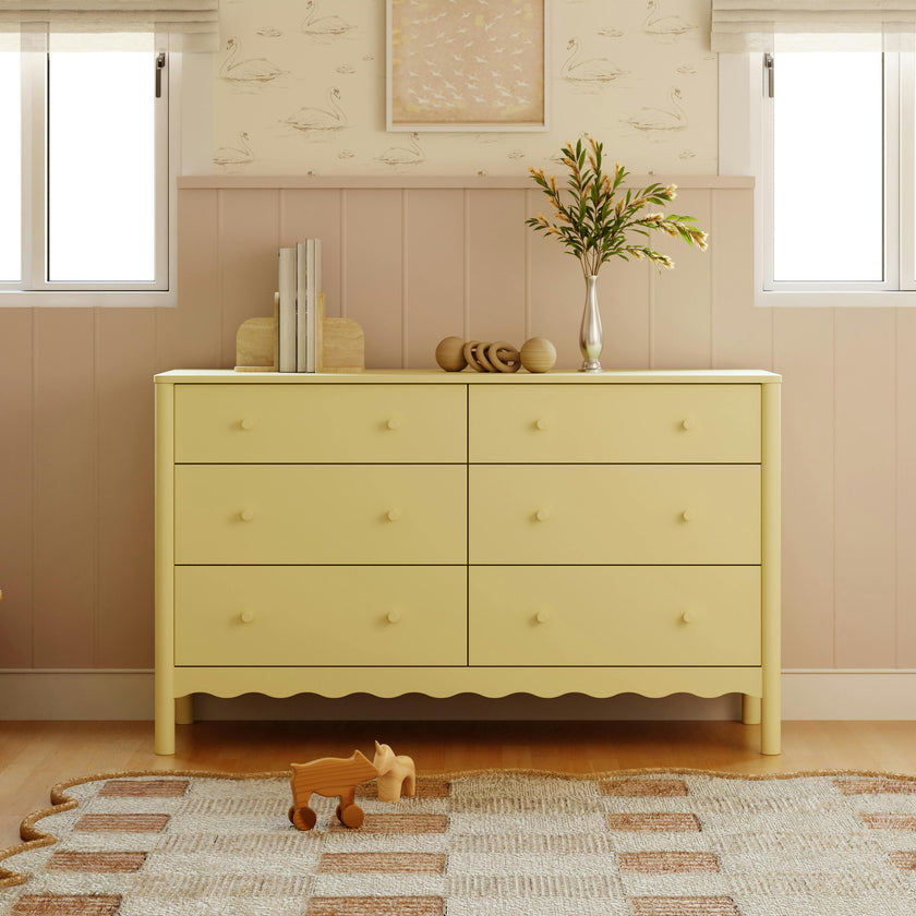 Swell 6-Drawer Wide Assembled Dresser (56")