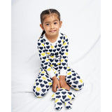 Black & Yellow Hearts Two piece Kids Pajama