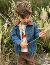 Denim Worker Jacket Mid Denim