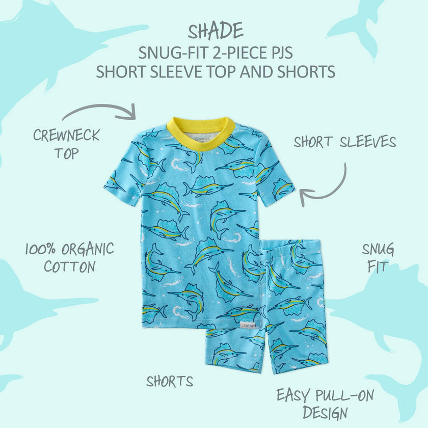 SHADE Snug-fit 2-Piece Toddler Pajamas for Boys & Girls