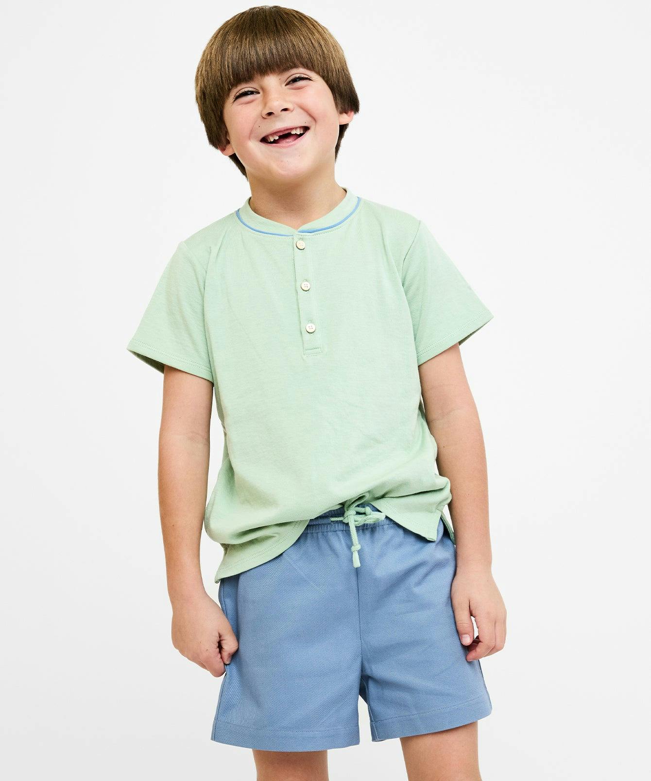 Thames T-Shirt, Dusty Seafoam