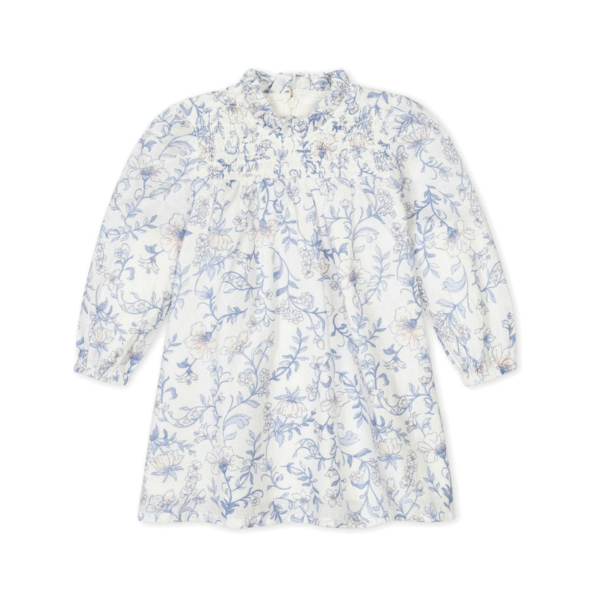 Organic Smocked Yoke Dress