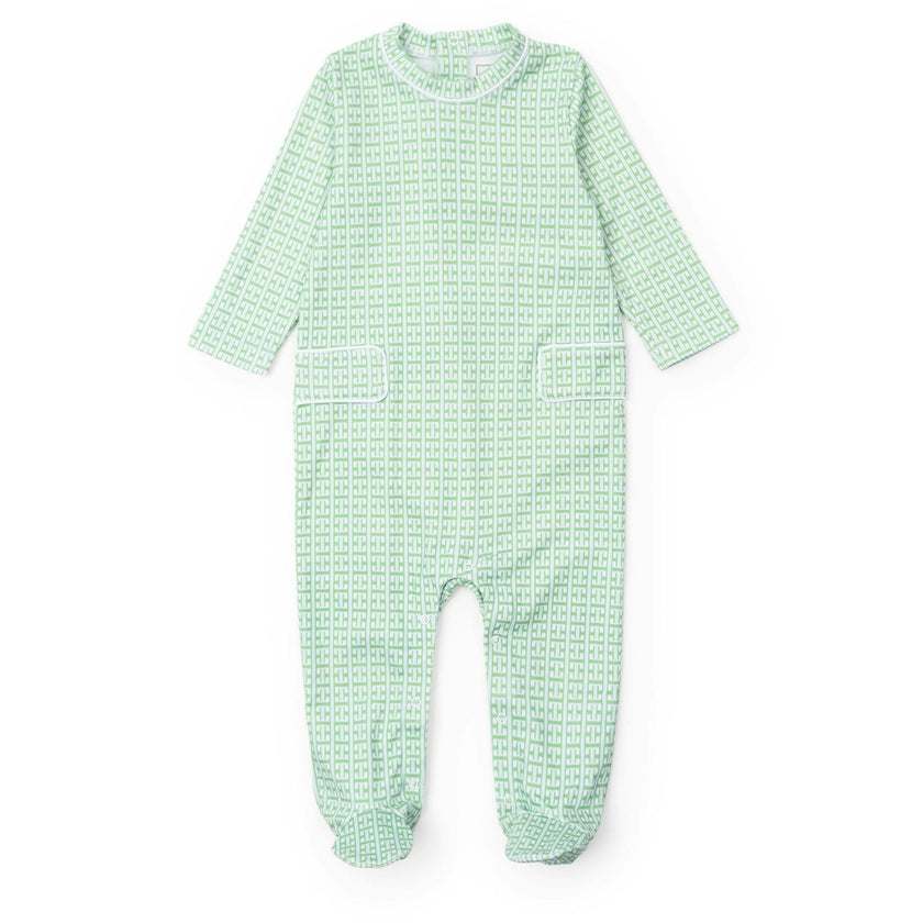 Preston Boys' Romper - Garden Trellis