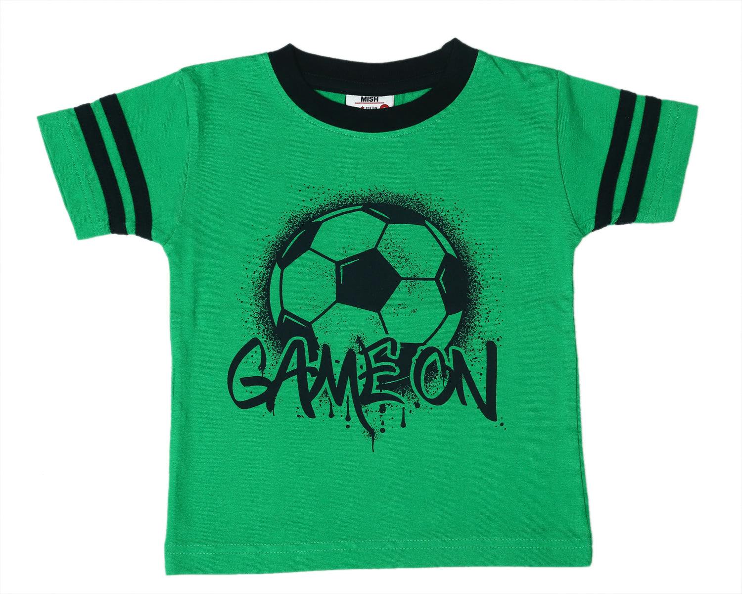 Kids Taping Tee - Soccer Graffiti