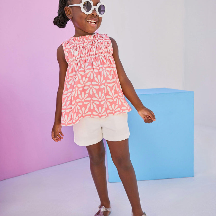 Basic Tailored Front Waistband Shorts