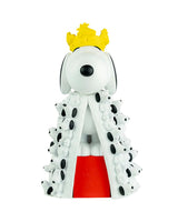 Snoopy KING with Mini Snoopies on Cape & Woodstock as Crown White & Yellow 17in