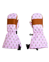 Women's Waterproof Mitten in Pink Marigold