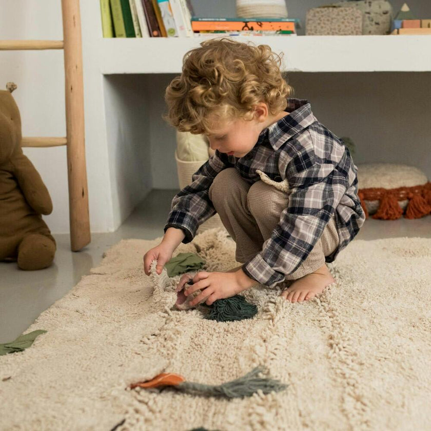 Washable Rug Veggie Garden
