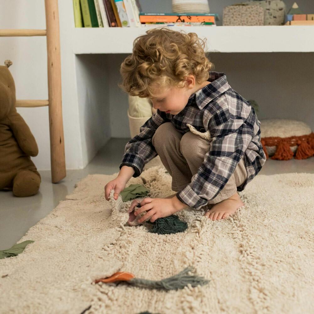 Washable Rug Veggie Garden