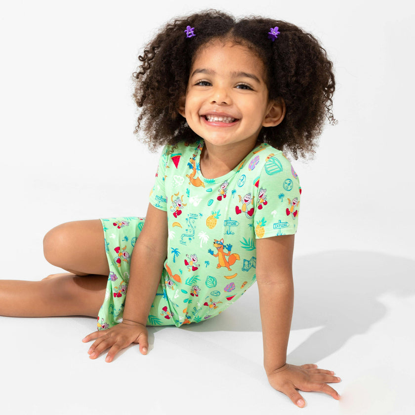 Dora: Boots' Jungle Adventure Bamboo Girls' Short Sleeve Dress