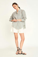 Kyoto Shirt in Dune Stripe
