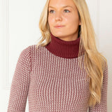 Organic Tweed Turtleneck Sweater