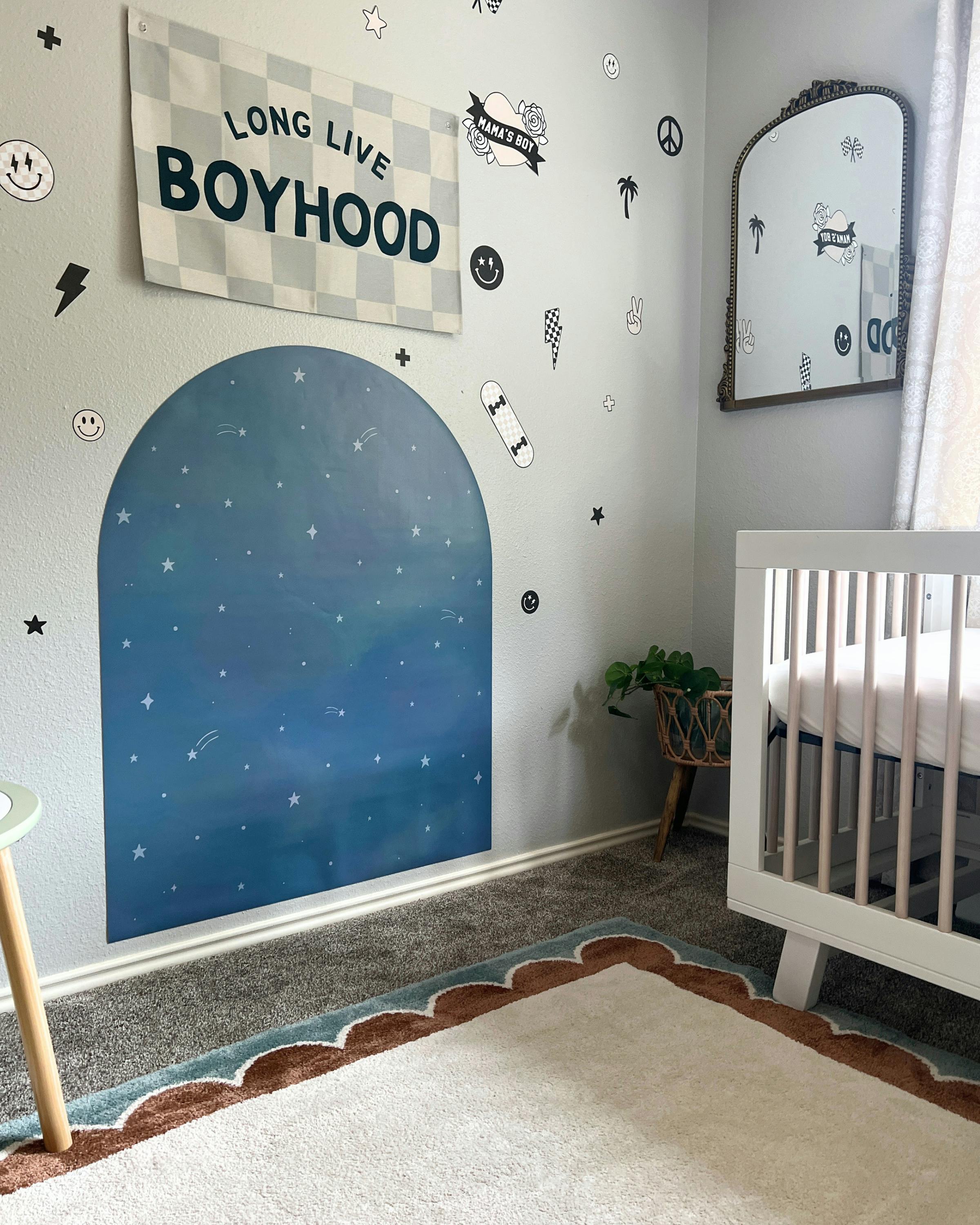 MEGA Magic Playwall - Arch Magnetic Wall Decal for Kids