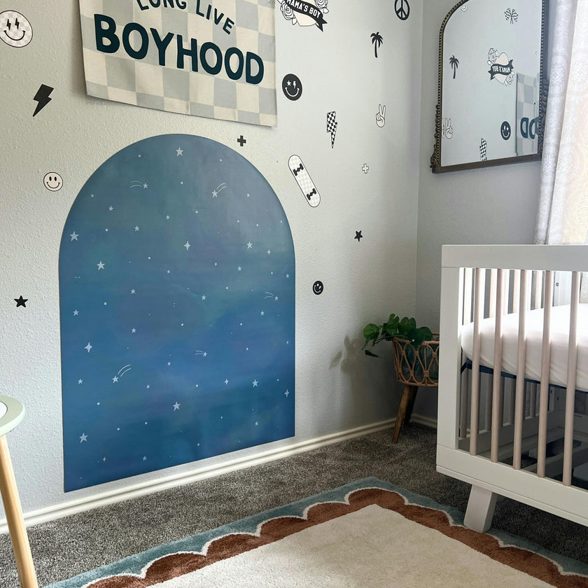 MEGA Magic Playwall - Arch Magnetic Wall Decal for Kids