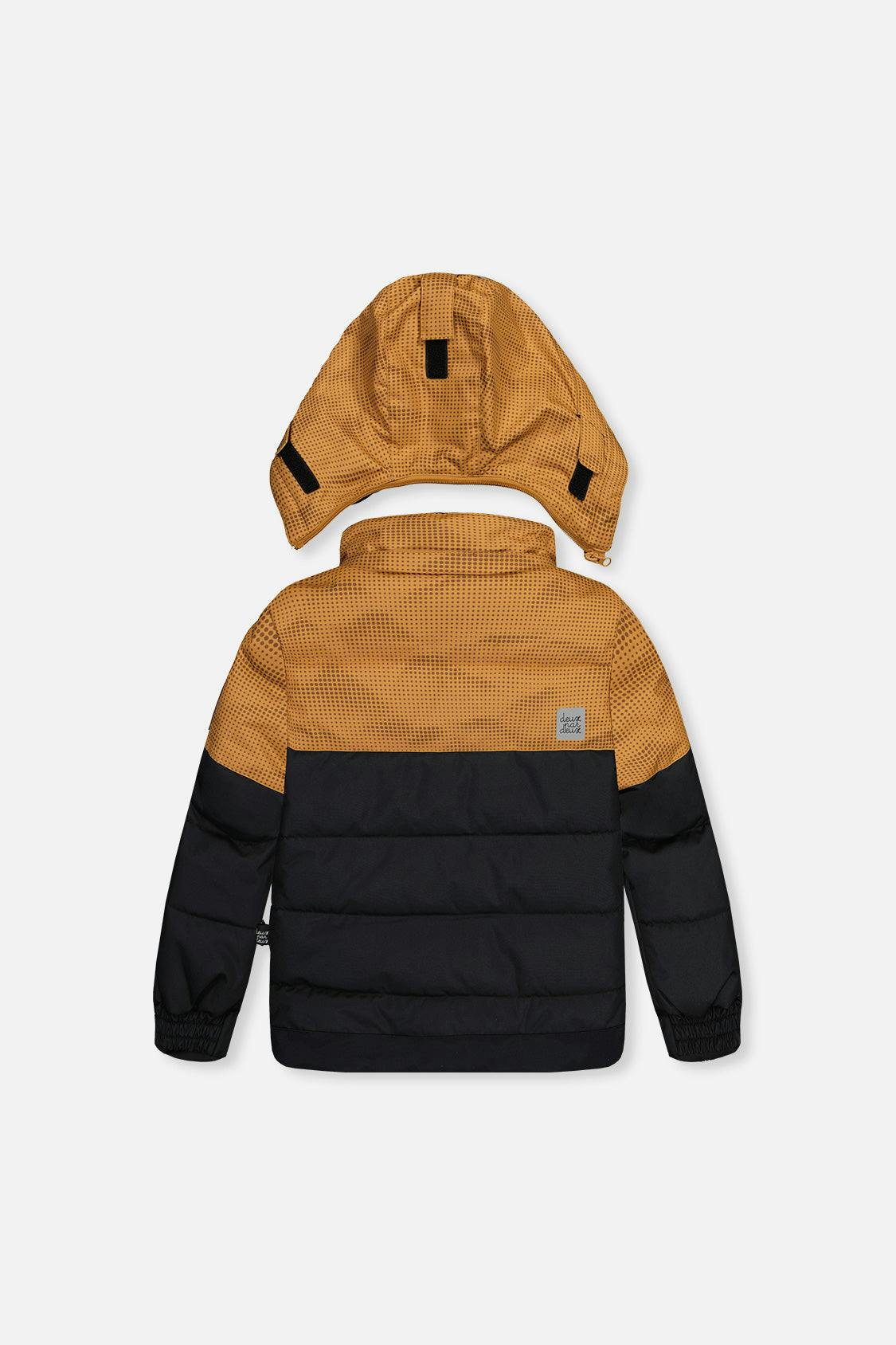 Two Piece Play Snowsuit Brown And Black With Brown Pants