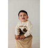 Boxy Sweatshirt Happy Girl