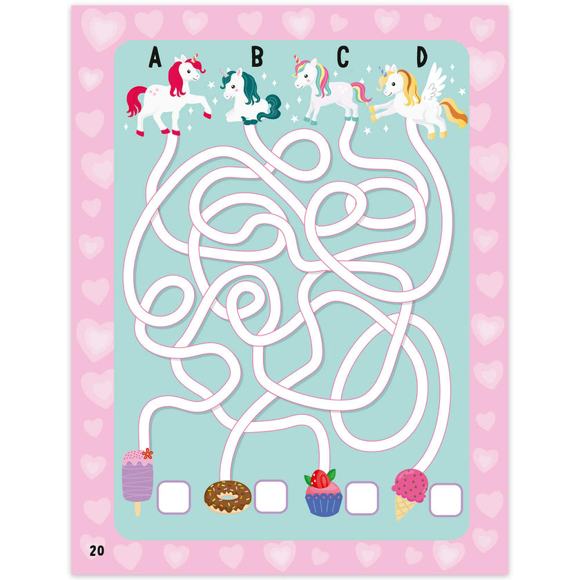 Scratch & Glitter Activity Book: Unicorns