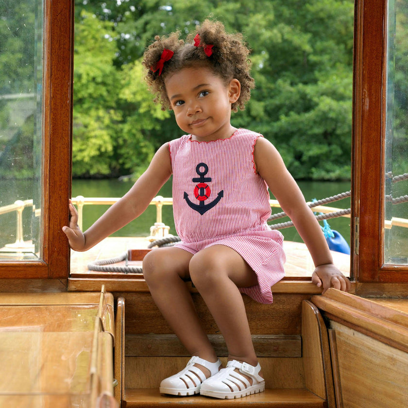 Anchor Embroidered Playsuit