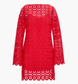 The Eliza Mini Dress - Poppy Lace