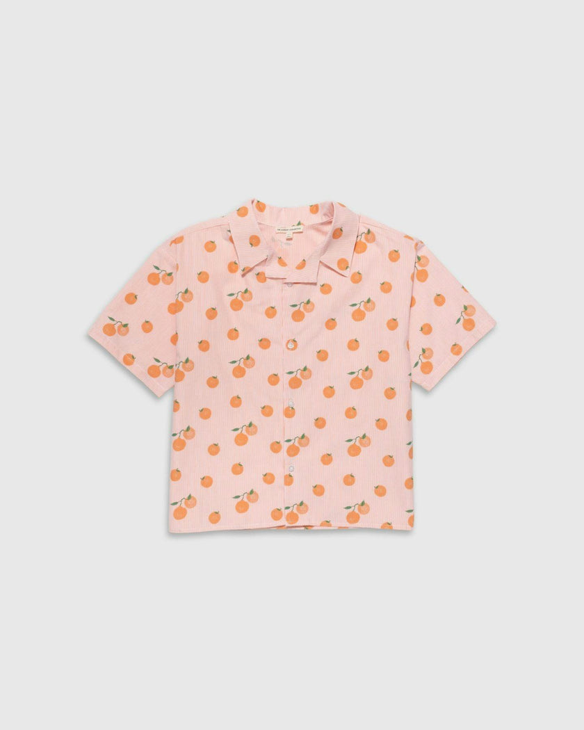 Bowling Shirt in Clementine