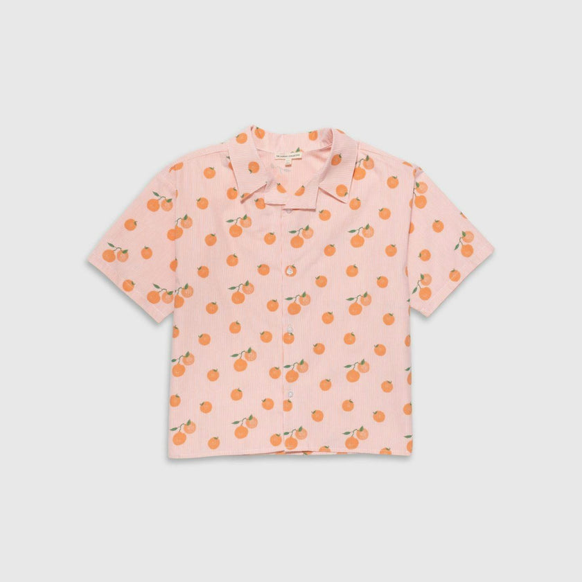 Bowling Shirt in Clementine