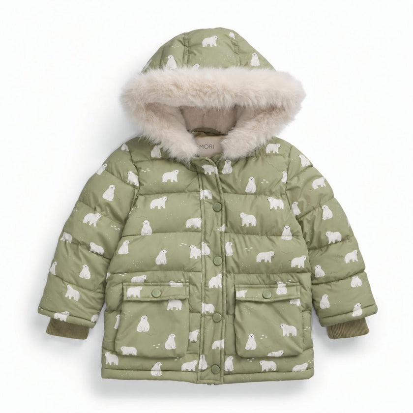 Polar Bear Water Repellent Padded Winter Coat