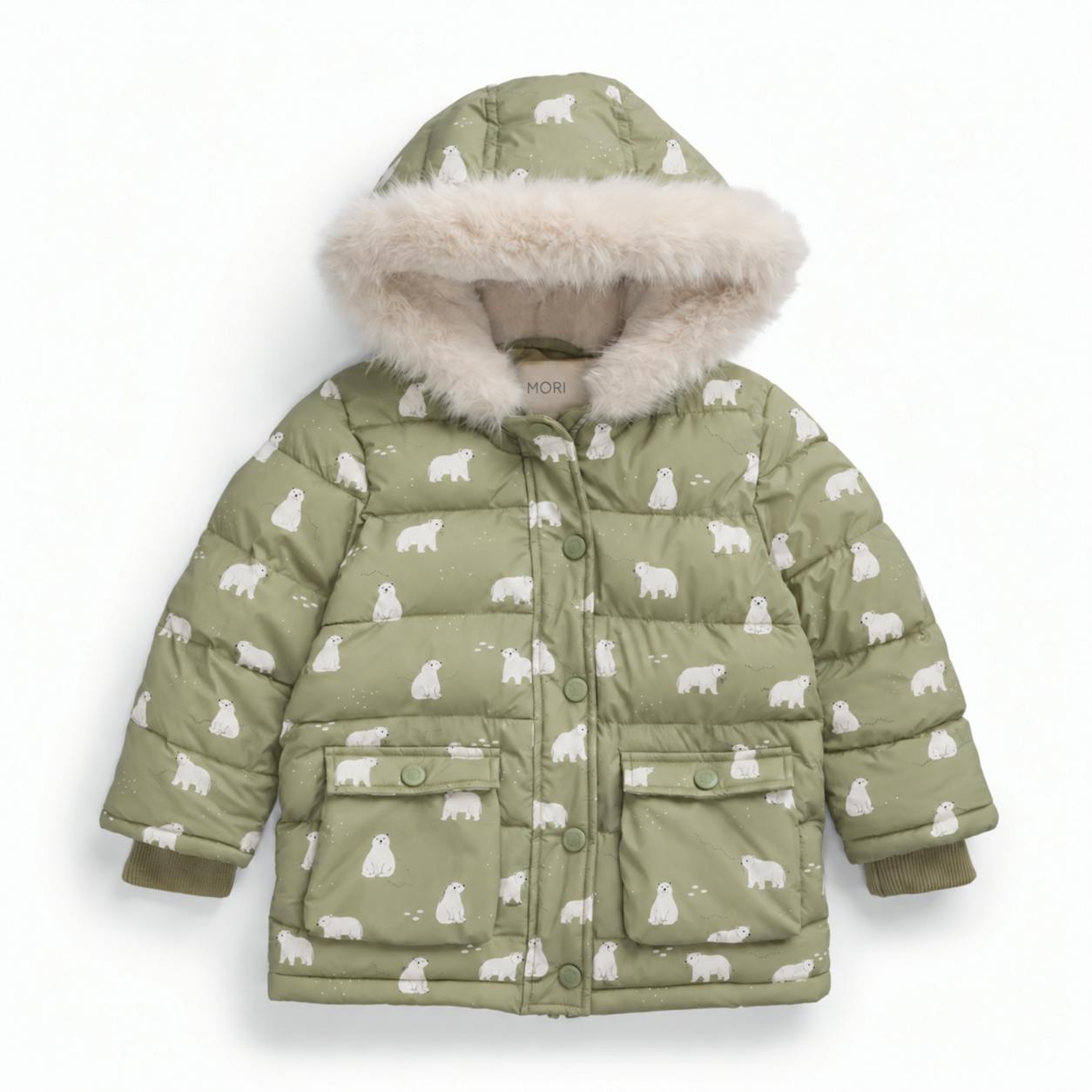 Polar Bear Water Repellent Padded Winter Coat