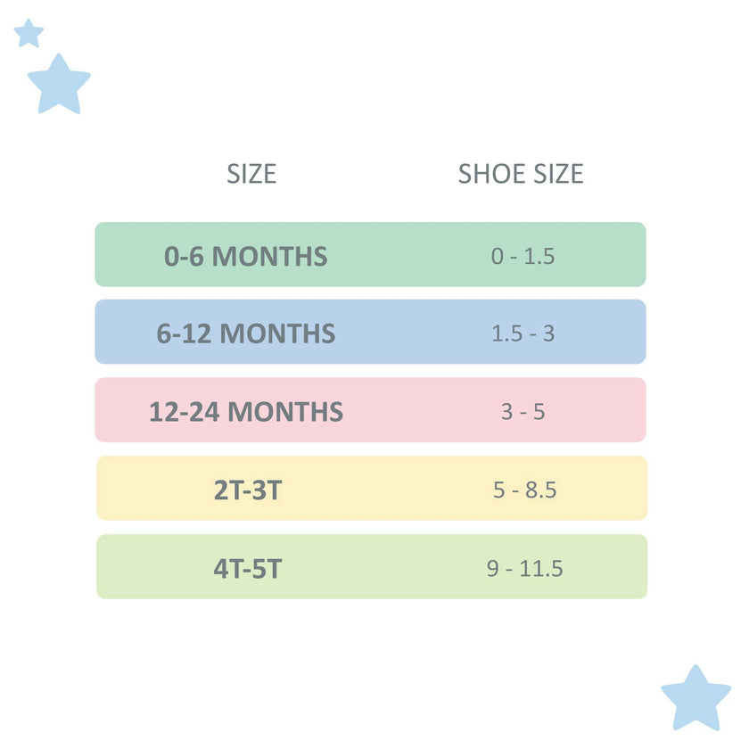 ZURI 5-Pack Baby & Toddler Socks