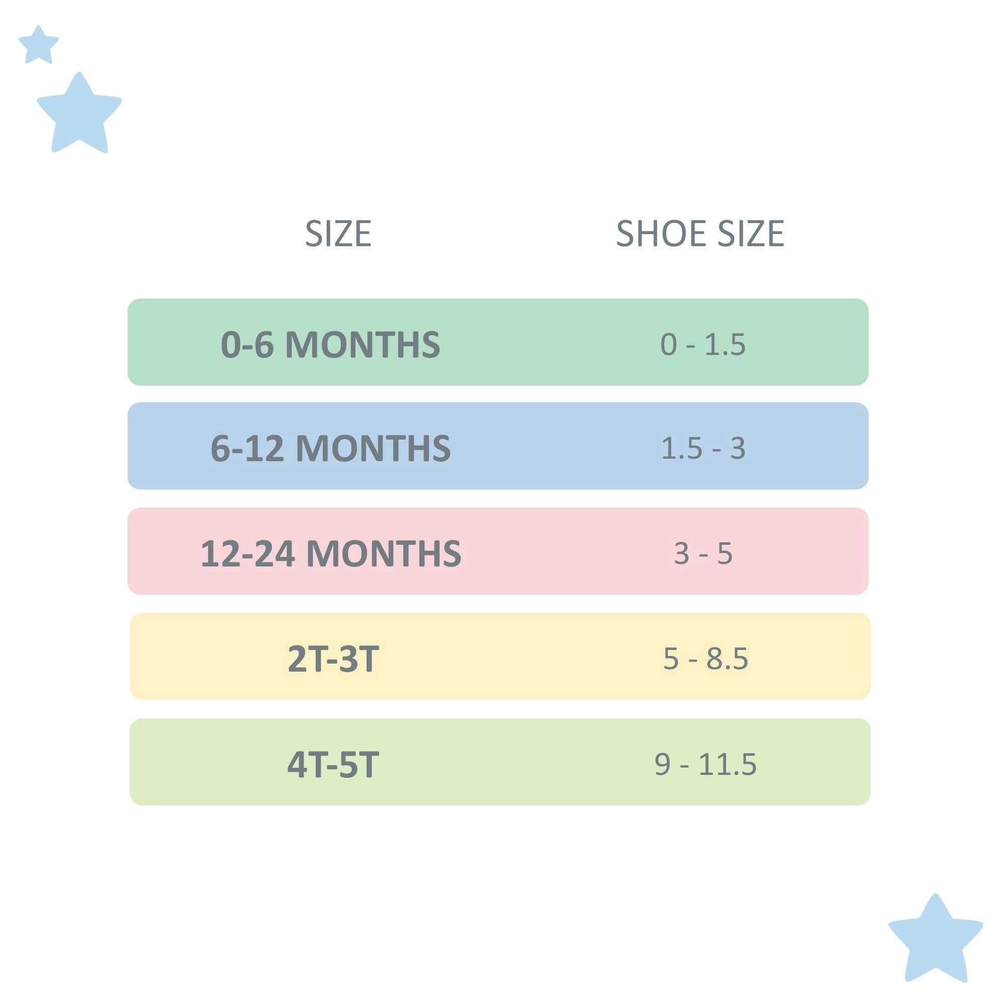 ZURI 5-Pack Baby & Toddler Socks